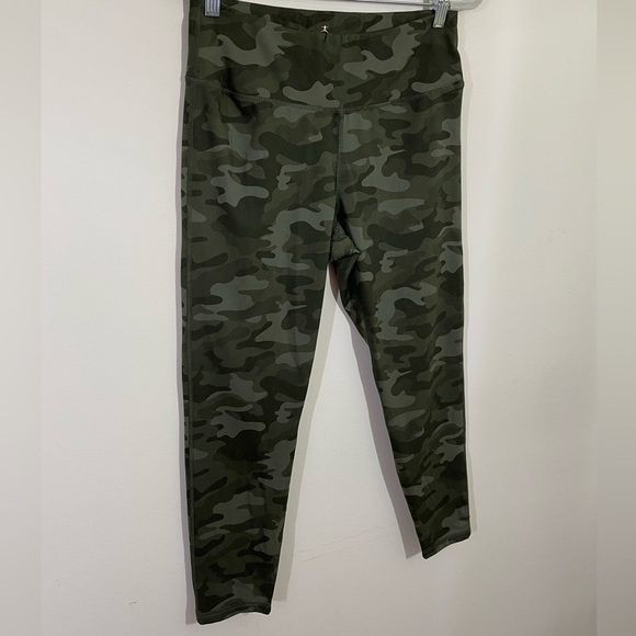 Danskin pink label sz lg compression leggings in shades of green newer - Picture 2 of 13